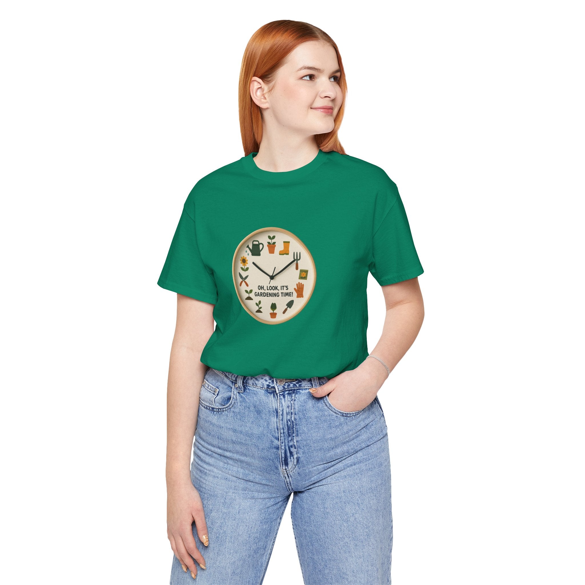 Gardening Tee — "Oh, Look, It's Gardening Time" Graphic Shirt