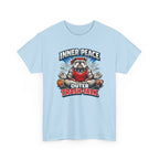 Funny Sports T-Shirt — "Inner Peace, Outer Trash-Talk" Bulldog Meditation Tee