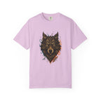 Wolf Head Graphic T-Shirt — Intricate Tribal Wolf Art Tee