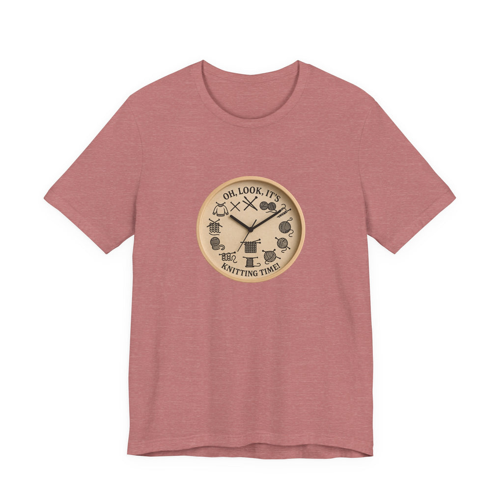 Knitting Time T-Shirt — "Oh, Look, It’s Knitting Time!" Graphic Tee