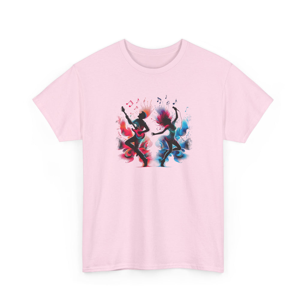 Music And Dance T-Shirt — Colorful Silhouette Graphic Tee