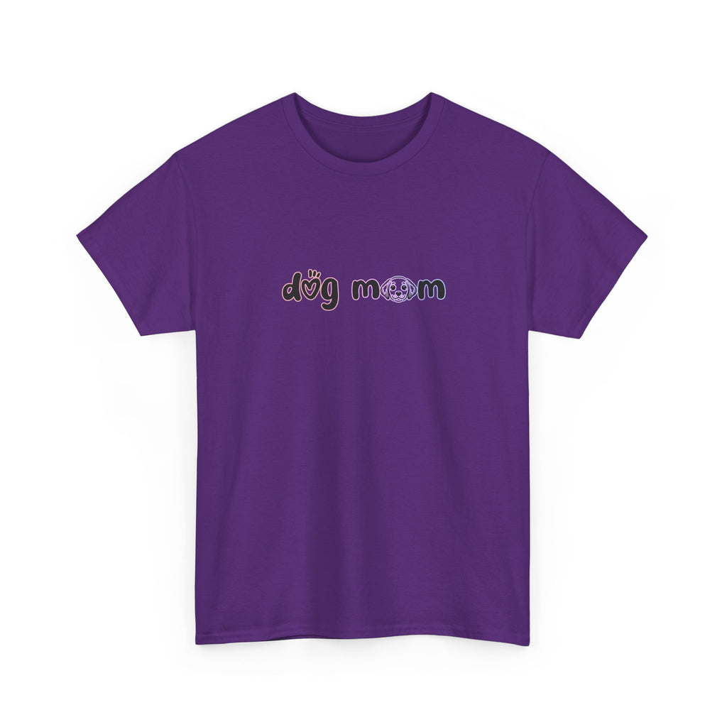 Dog Mom T‑Shirt — Cute Paw Print Graphic Tee for Pet Lovers