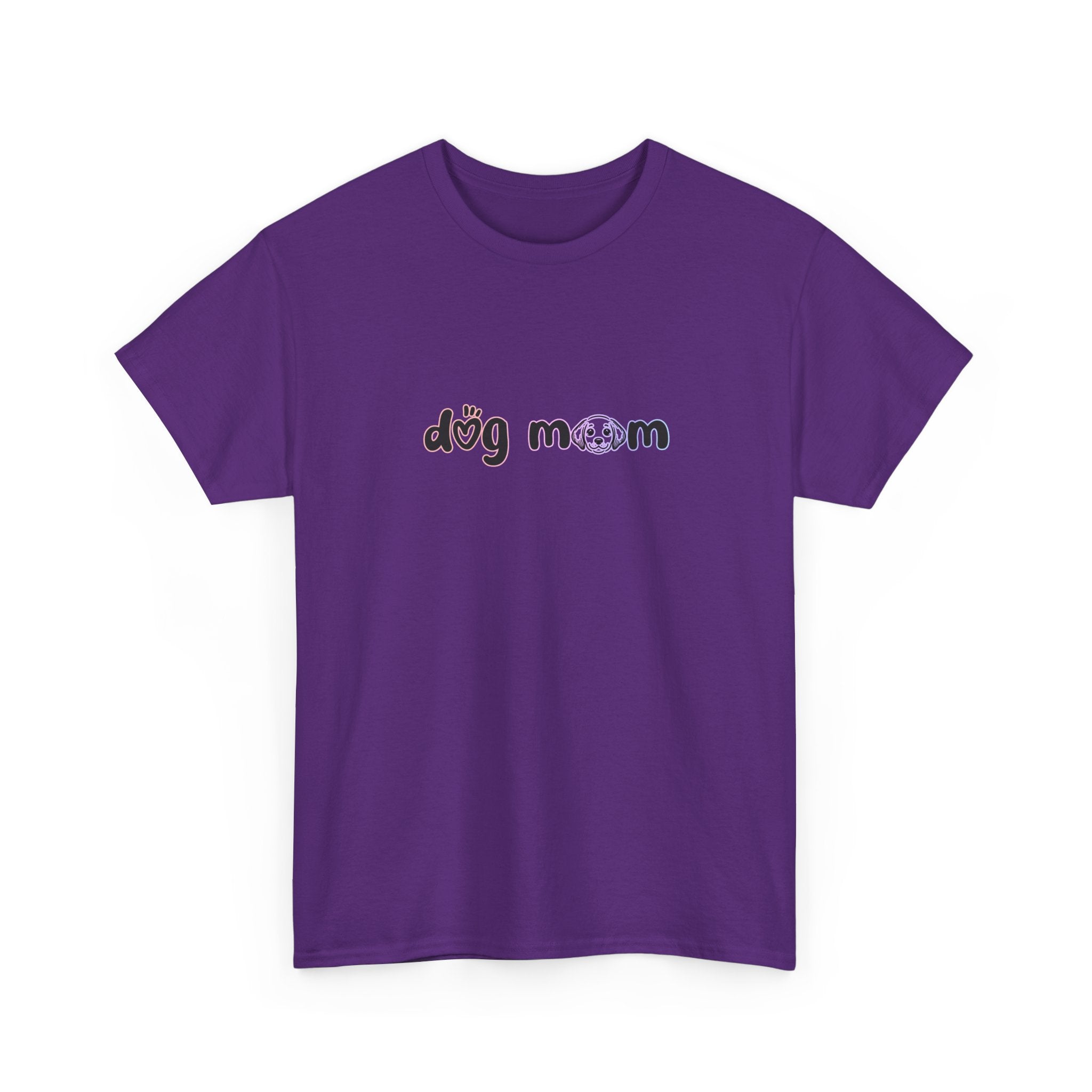 Dog Mom T‑Shirt — Cute Paw Print Graphic Tee for Pet Lovers