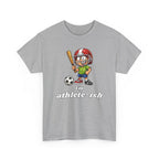 "I'm Athlete-ish" Sports Cartoon T-Shirt — Funny Sports Fan Graphic Tee
