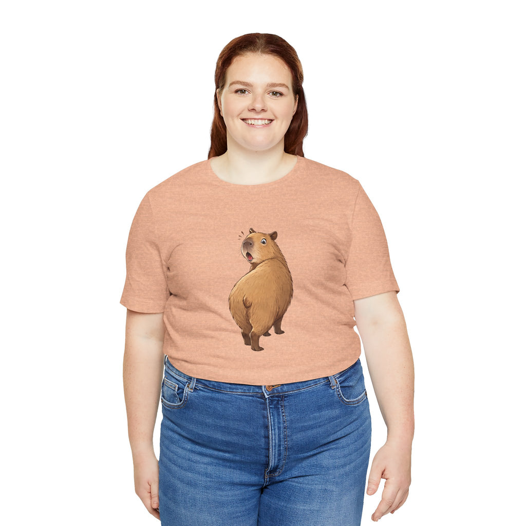 Capybara Lookover T‑Shirt — Funny Woodland Animal Tee