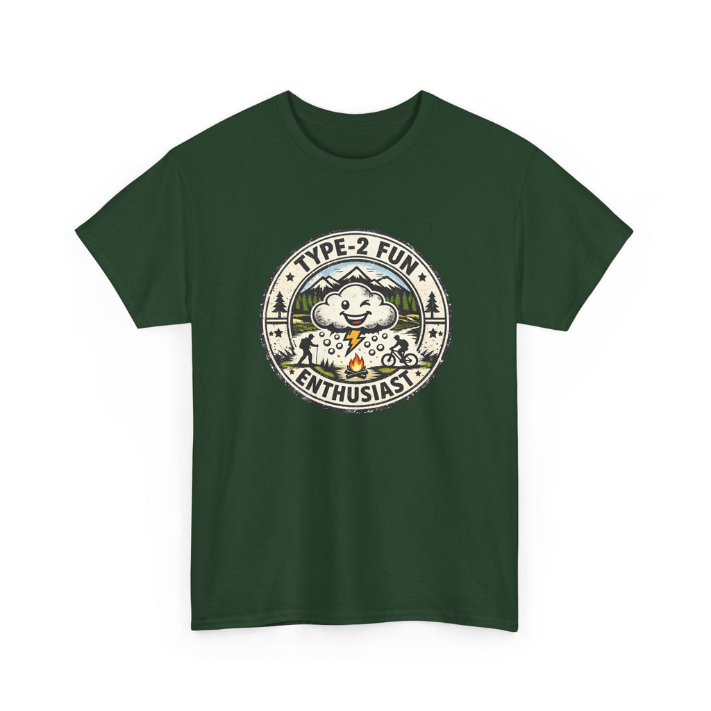 Type-2 Fun Enthusiasts T-Shirt — Funny Outdoor Hiking Camping Graphic Tee