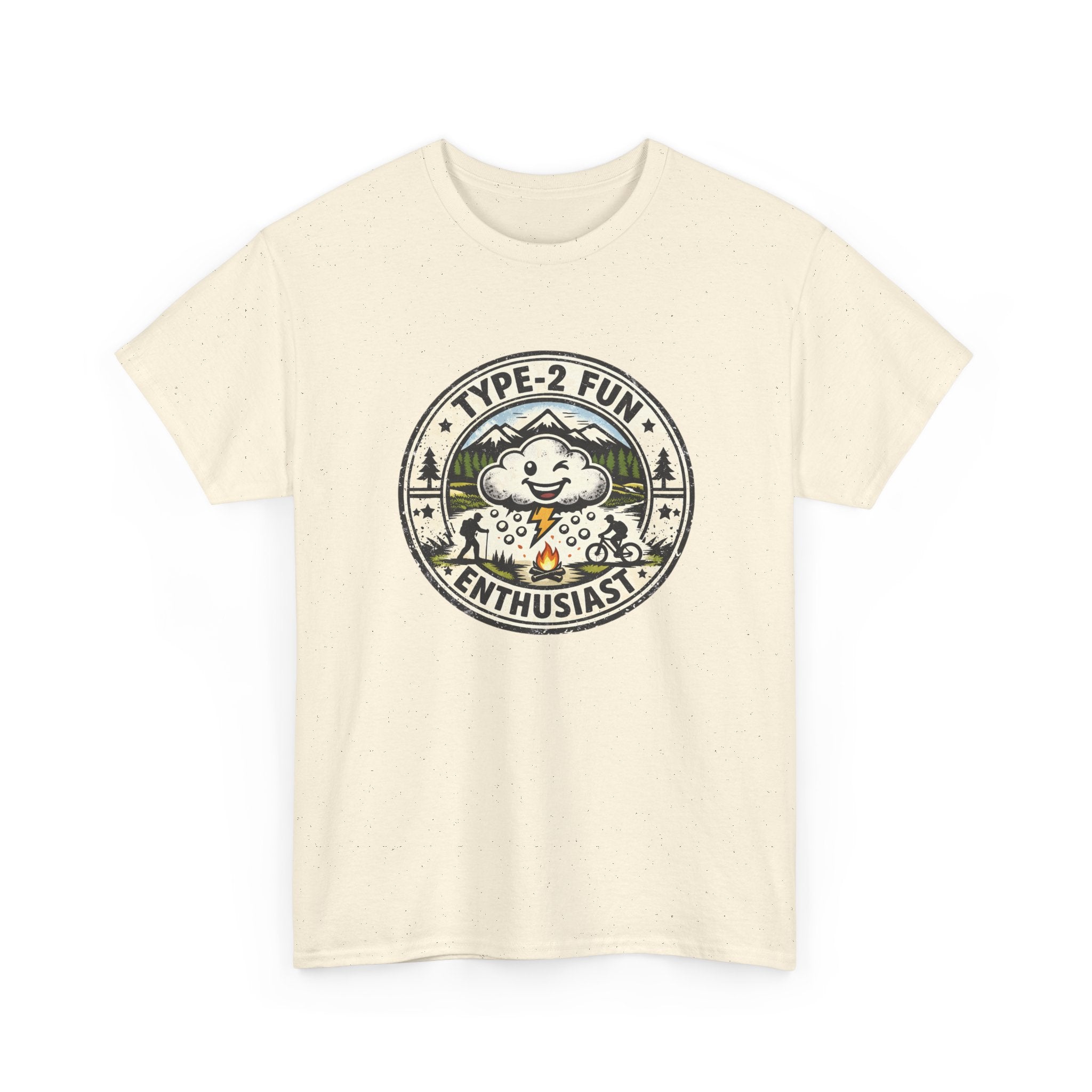 Type-2 Fun Enthusiasts T-Shirt — Funny Outdoor Hiking Camping Graphic Tee