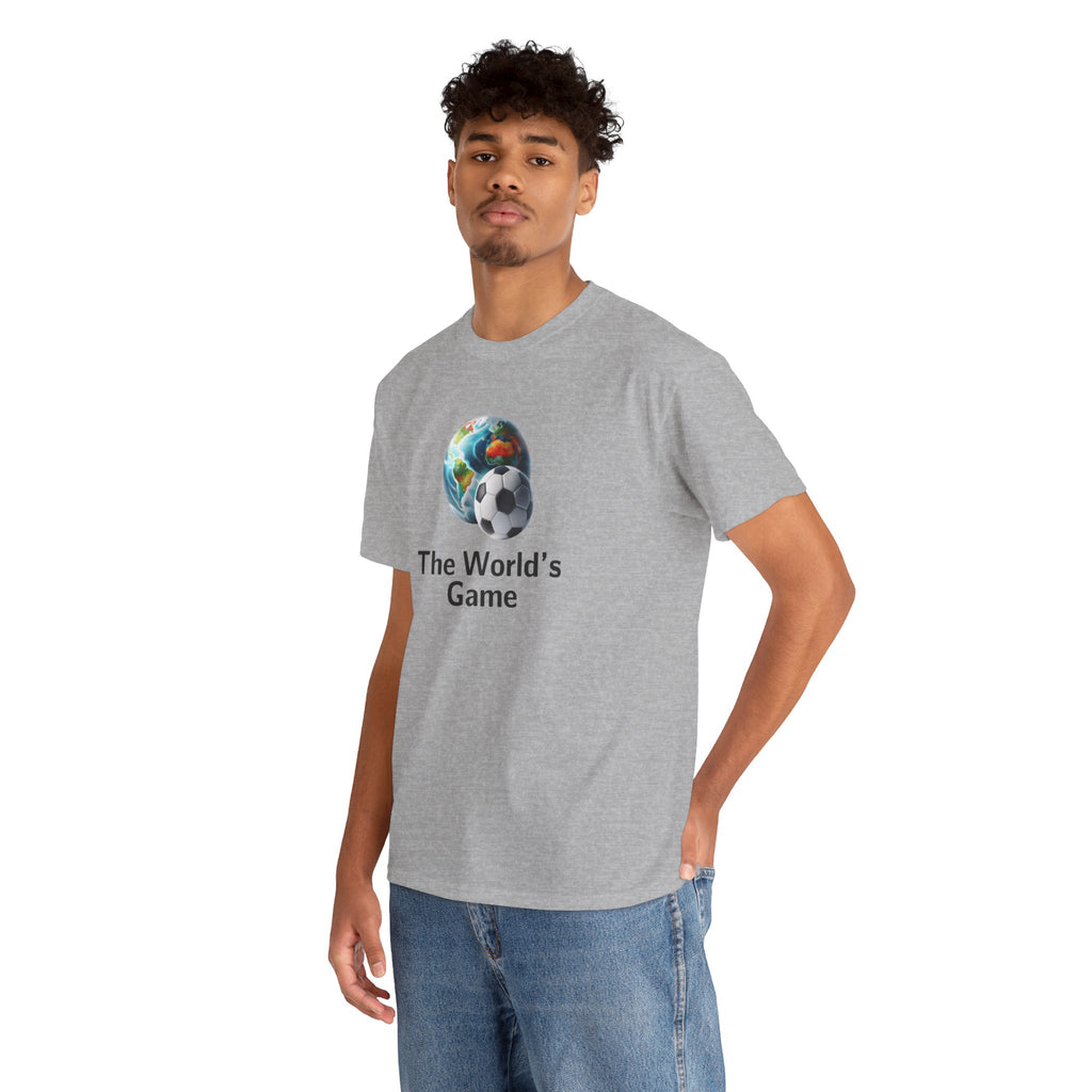 Football Soccer Globe T-Shirt — “The World’s Game” Casual Tee