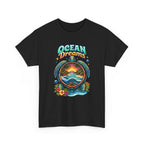 Ocean Dreams T‑Shirt — Tropical Sunset Sea Turtle Graphic Tee