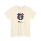 Music Is My Escape T-Shirt — Colorful Headphone Art Tee