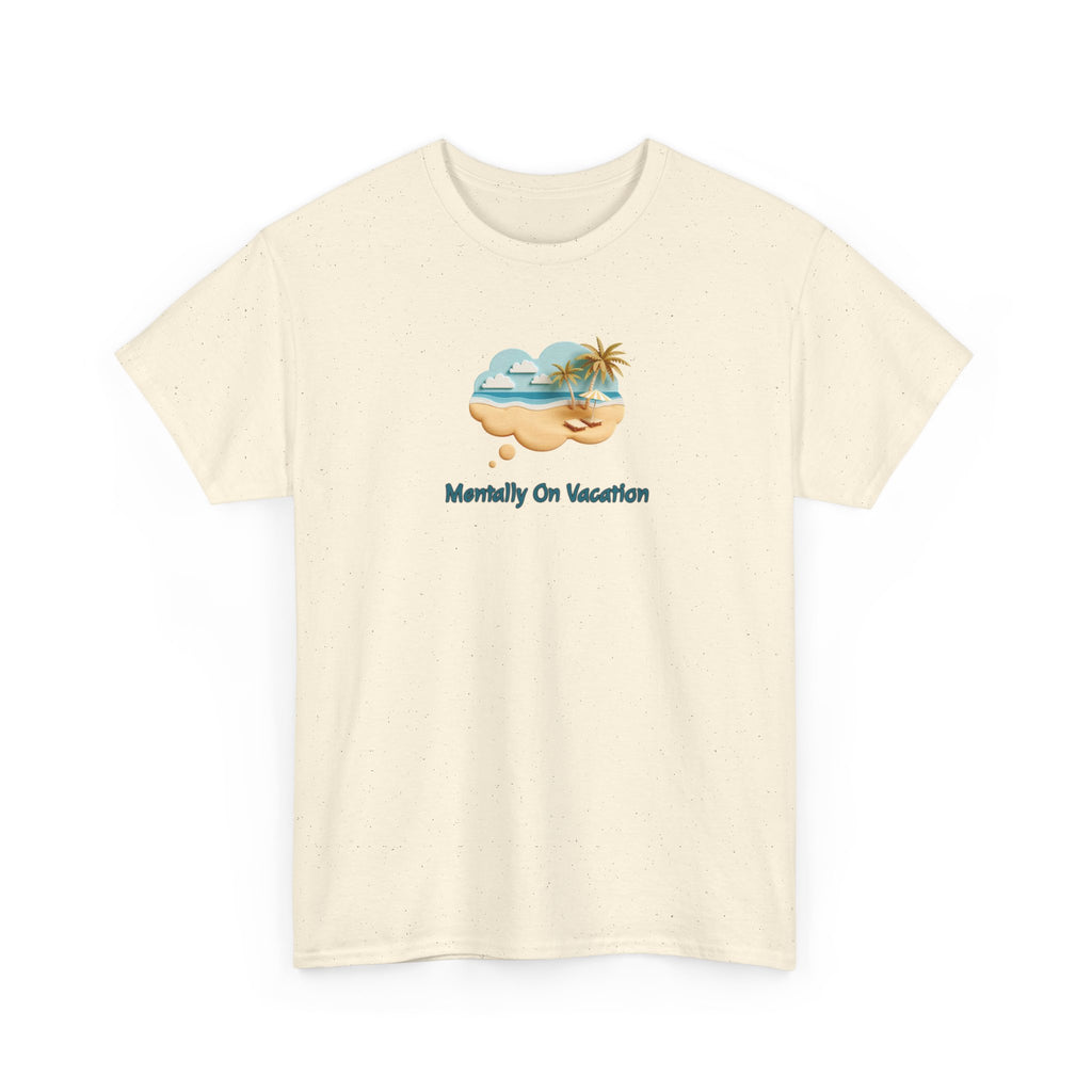 Vacation Vibes T-Shirt — "Mentally On Vacation" Beach Graphic Tee