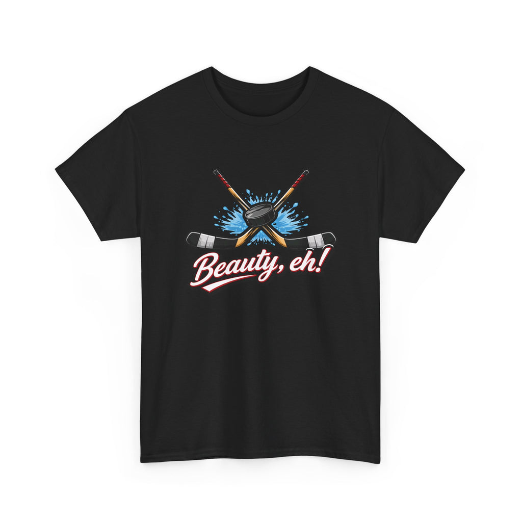 Hockey 'Beauty, eh!' Graphic Tee — Canadian Hockey Fan Shirt
