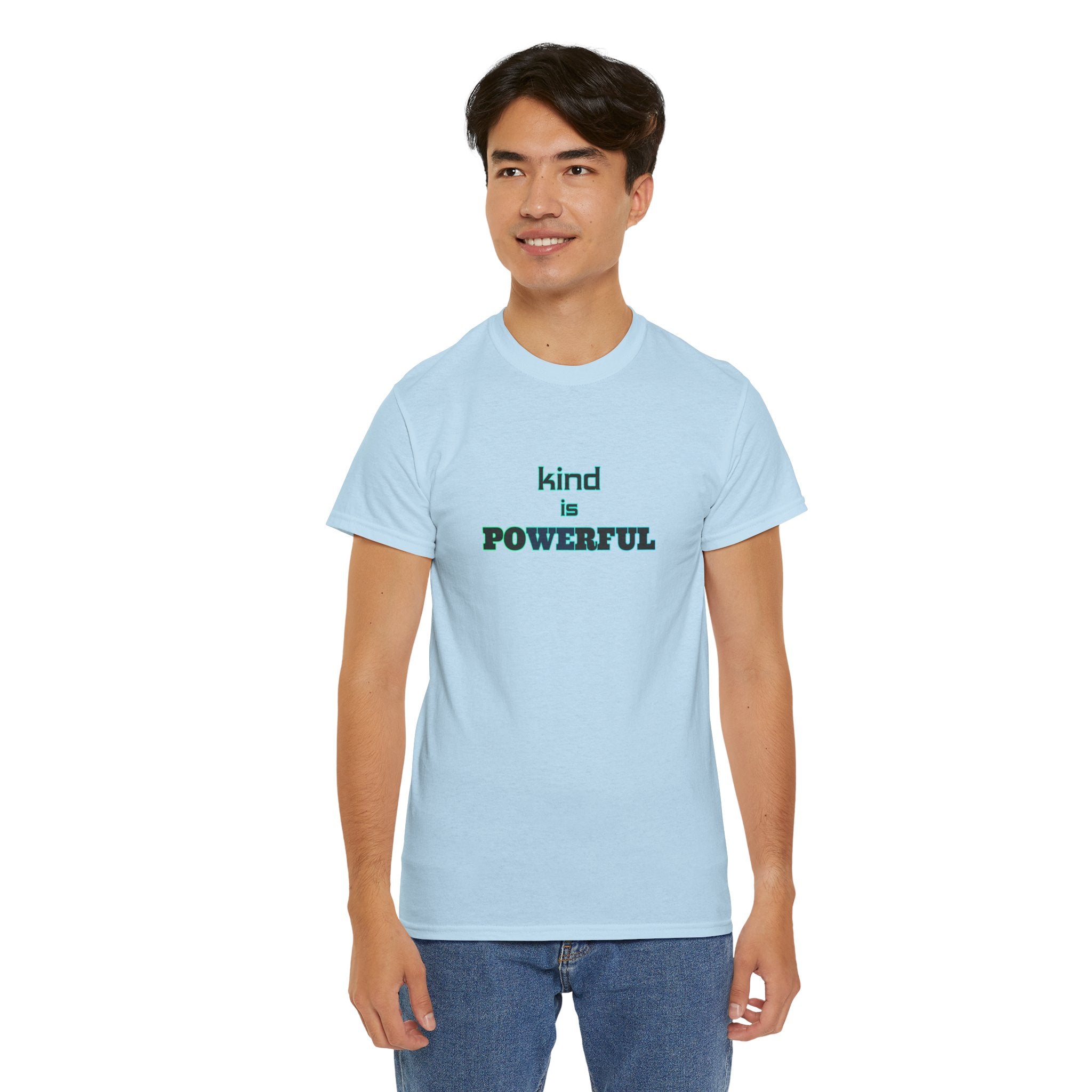 Kind Is Powerful T-Shirt — Inspirational Minimalist Tee