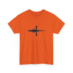 Guitarist Silhouette T-Shirt — Water Reflection Musician Tee