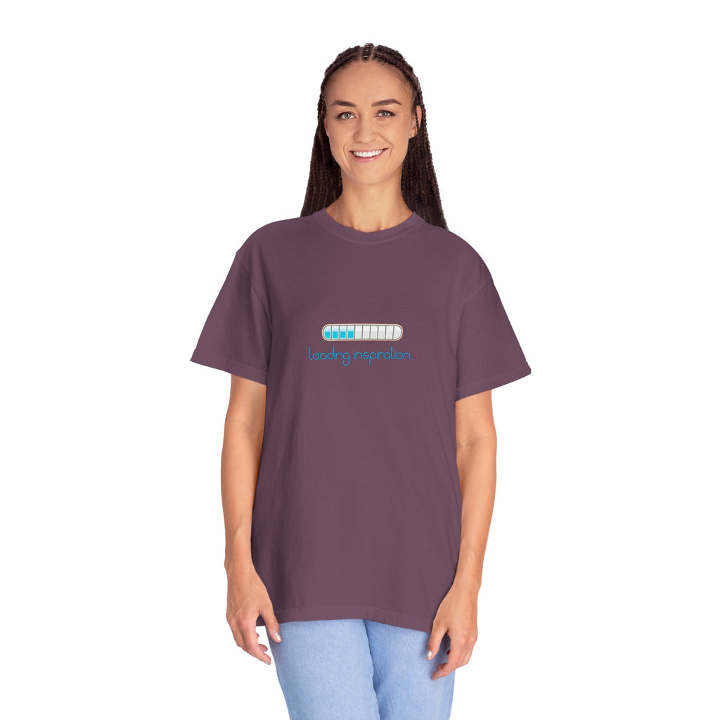 T‑Shirt — "Loading Inspiration" Minimal Progress Bar Graphic Tee