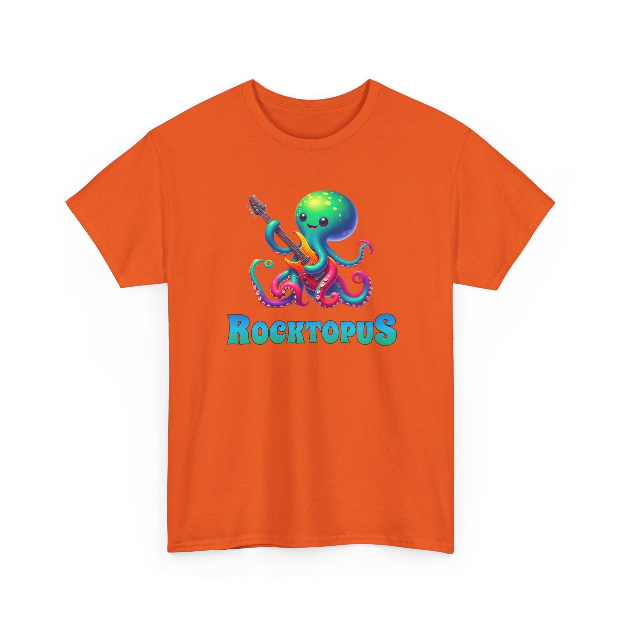 Rocktopus T-Shirt — Cute Octopus Playing Guitar Graphic Tee
