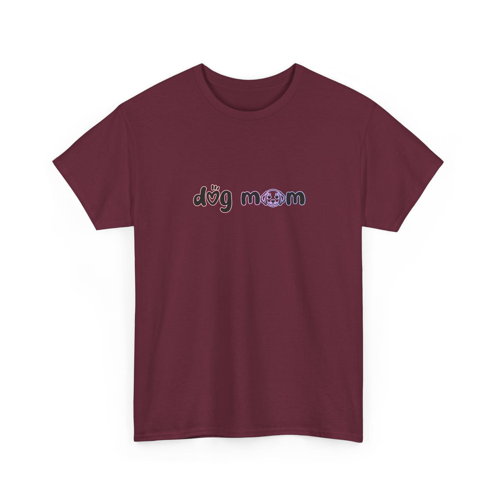 Dog Mom T‑Shirt — Cute Paw Print Graphic Tee for Pet Lovers