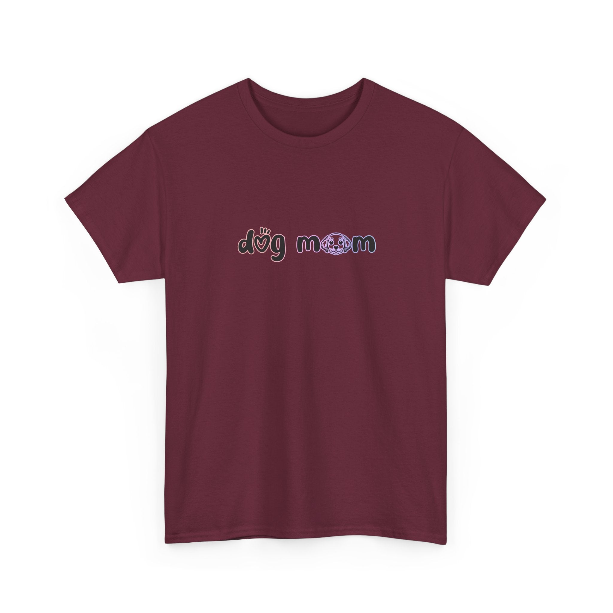 Dog Mom T‑Shirt — Cute Paw Print Graphic Tee for Pet Lovers