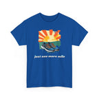 Running Tee — "Just One More Mile" Sunrise Graphic Shirt