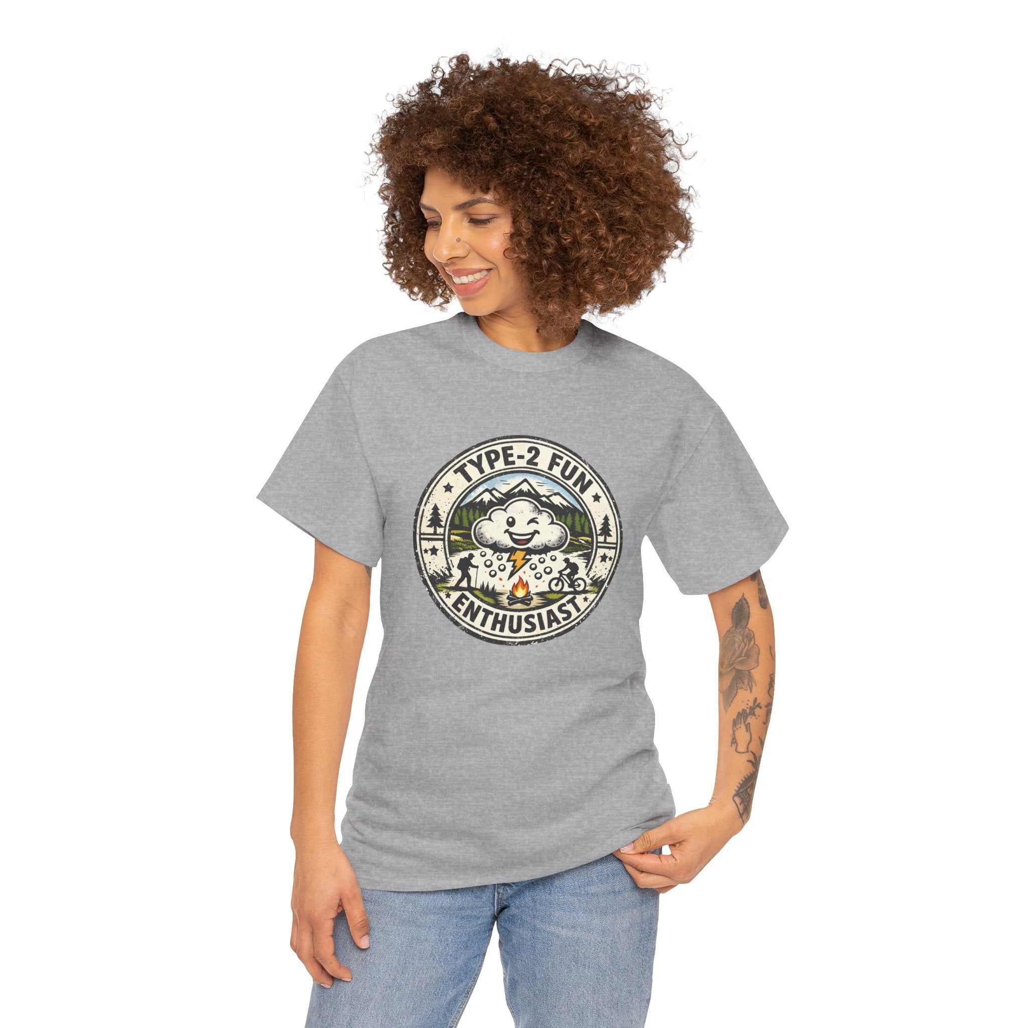 Type-2 Fun Enthusiasts T-Shirt — Funny Outdoor Hiking Camping Graphic Tee