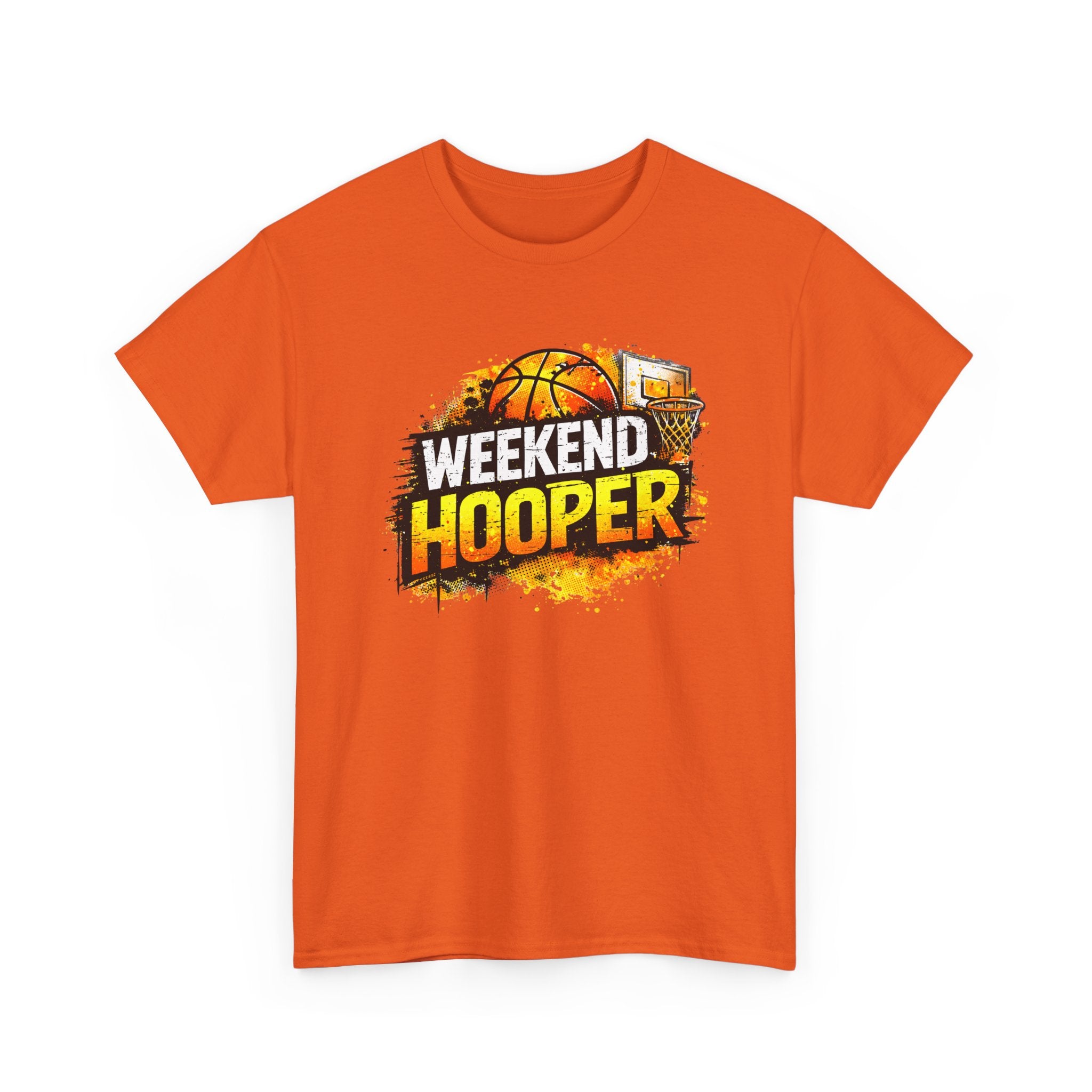 Weekend Hooper Basketball T‑Shirt — Retro Court Graphic Tee for Players & Fans