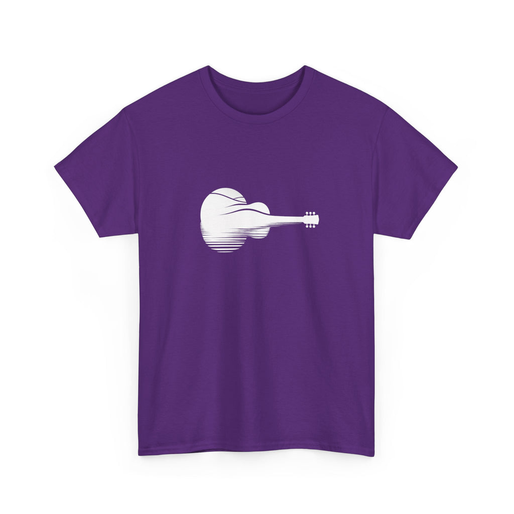 Guitar Silhouette Tee – Minimal Acoustic Music T-Shirt