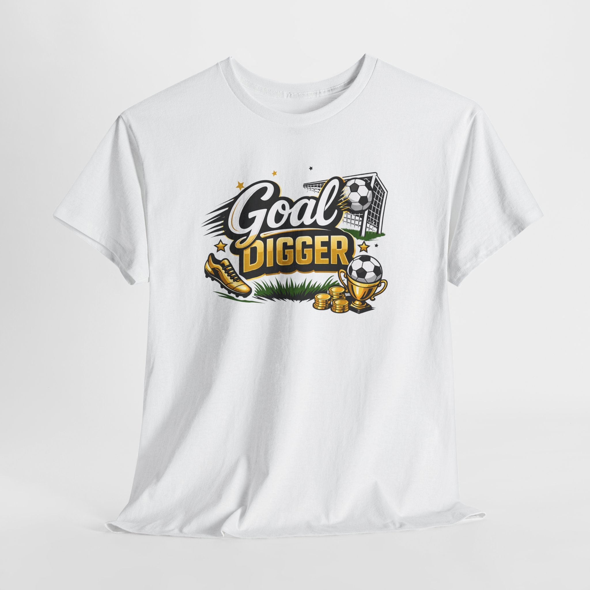 Goal Digger Soccer T-Shirt — Motivational Soccer Player Tee