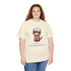 Cute Cat Football T-Shirt — "I just hope both teams have fun"