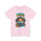 Ocean Dreams T‑Shirt — Tropical Sunset Sea Turtle Graphic Tee