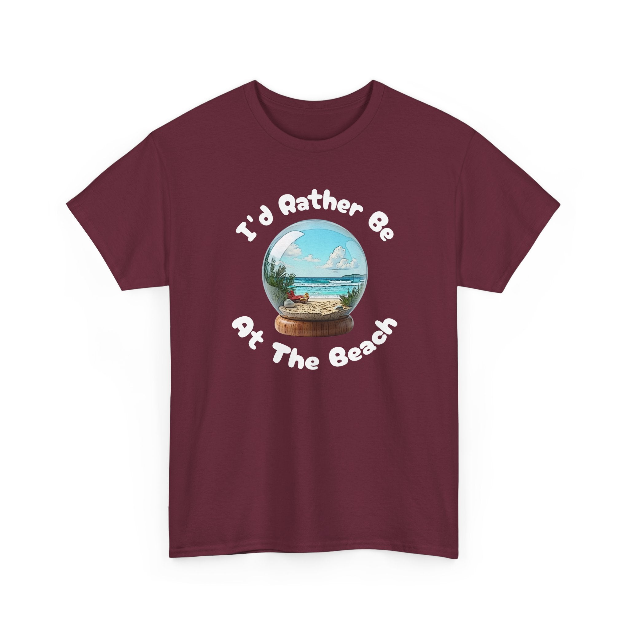 I'd Rather Be At The Beach T-Shirt — Beach Vibes Graphic Tee