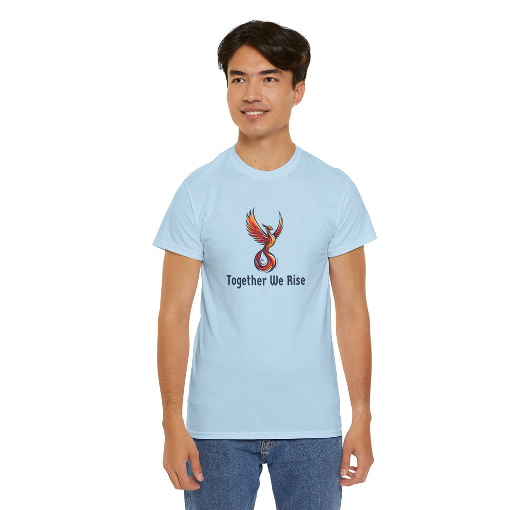 Phoenix Rising T‑Shirt — "Together We Rise" Inspirational Tee