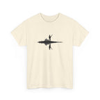 Guitarist Silhouette T-Shirt — Water Reflection Musician Tee