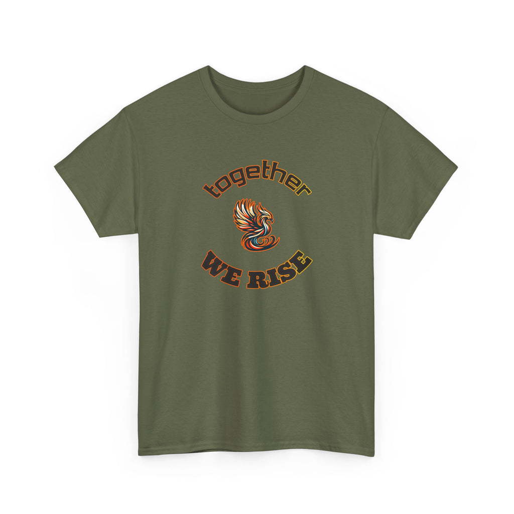 Together We Rise Phoenix Tee — Inspirational Community Pride T-Shirt
