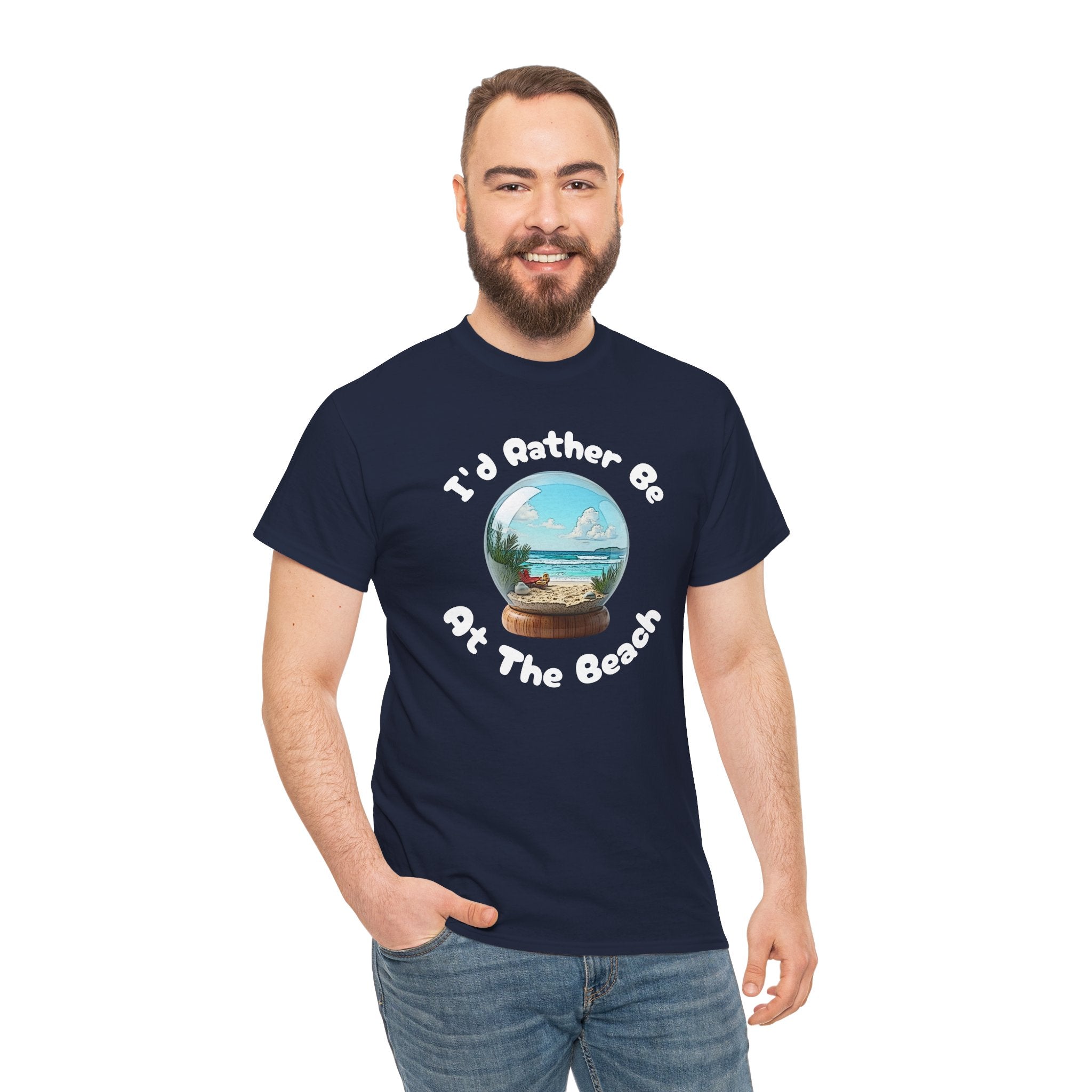 I'd Rather Be At The Beach T-Shirt — Beach Vibes Graphic Tee
