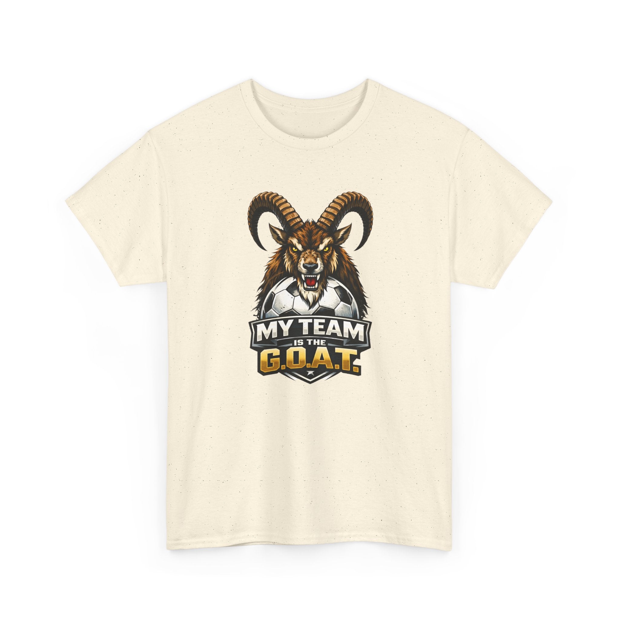 Goat Ibex Soccer Tee — "My Team Is the GOAT" Sports Fan T-Shirt