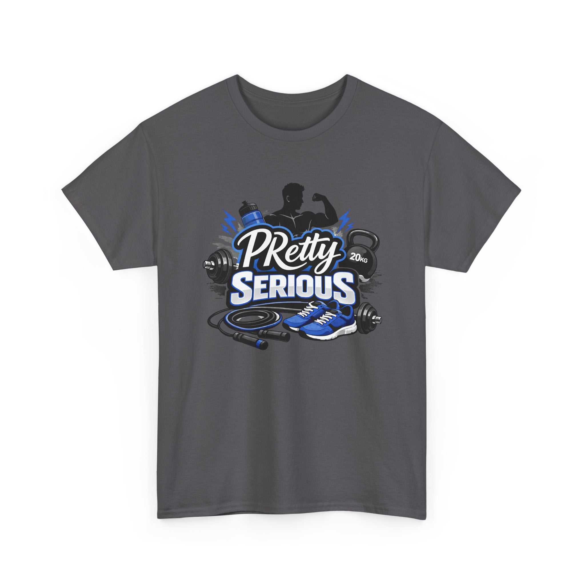PRetty Serious Gym T‑Shirt – Personal Record Fitness Graphic Tee for Weightlifters