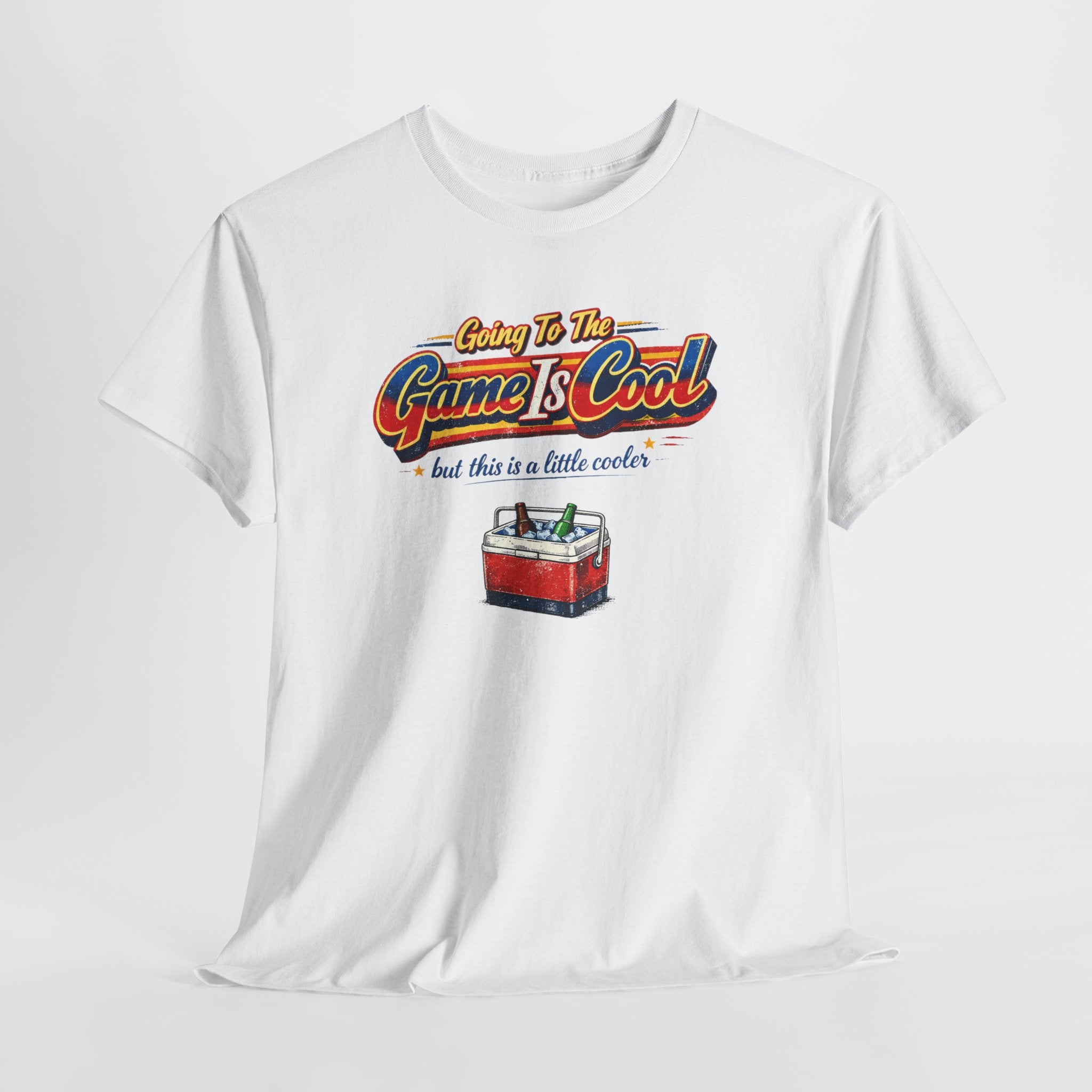 Going To The Game Is Cool But This Is A Little Cooler Funny Retro Graphic Tee