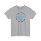 Stay Positive Graphic Tee — 'STAY' Inspirational Badge T‑Shirt