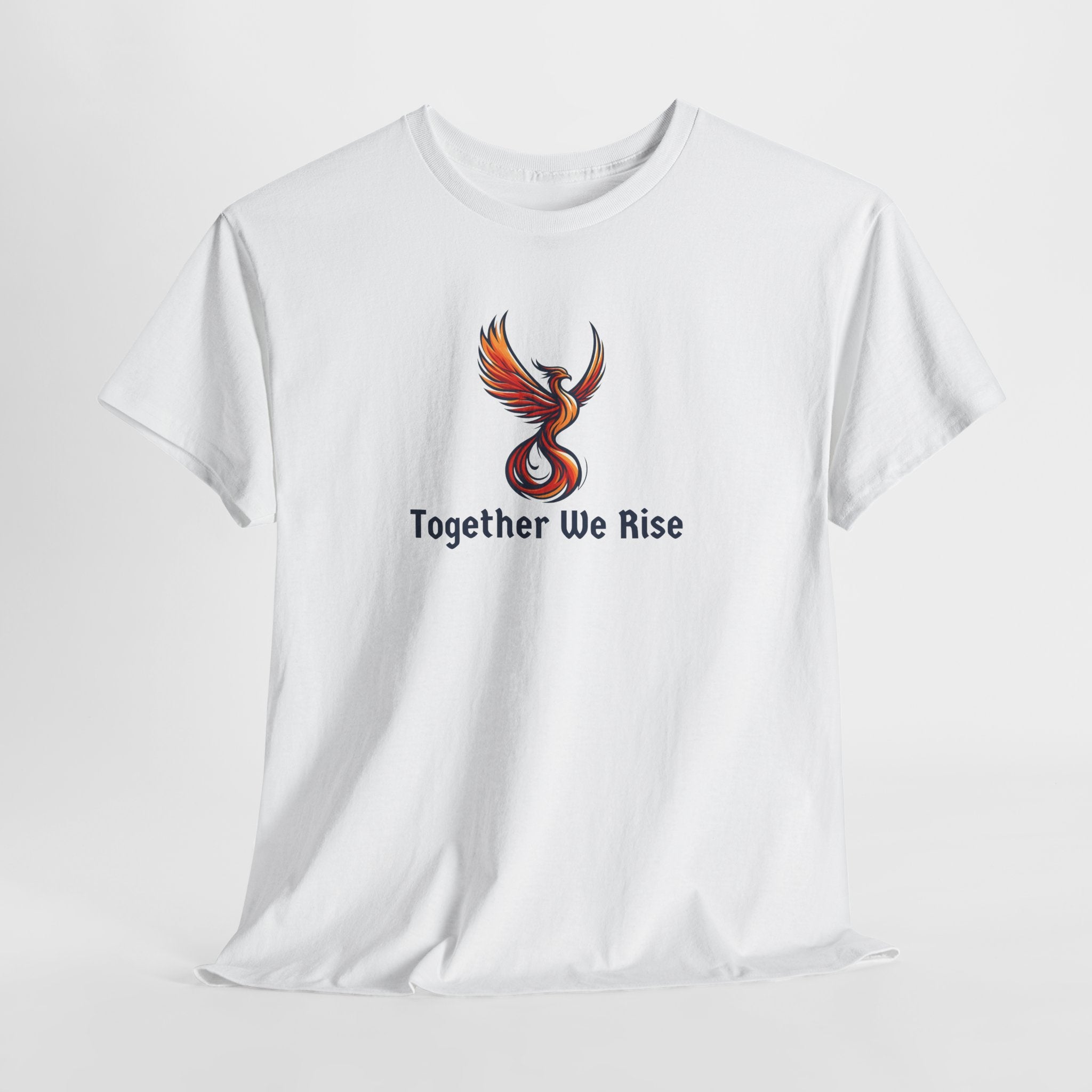 Phoenix Rising T‑Shirt — "Together We Rise" Inspirational Tee