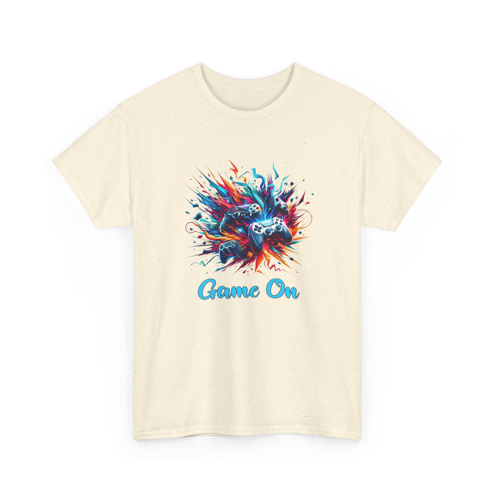 Gaming T-Shirt — 'Game On' Color Splash Controller Tee