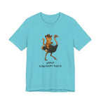 Cat Cowboy Riding Ostrich T-Shirt – Whimsical Western Animal Tee