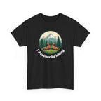 Hiking T-Shirt — 'I'd Rather Be Hiking' Mountain & Camping Graphic Tee