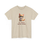 Cat Nerd T-Shirt — “I’m Feline Nerdy Today” Cute Kitty Graphic Tee