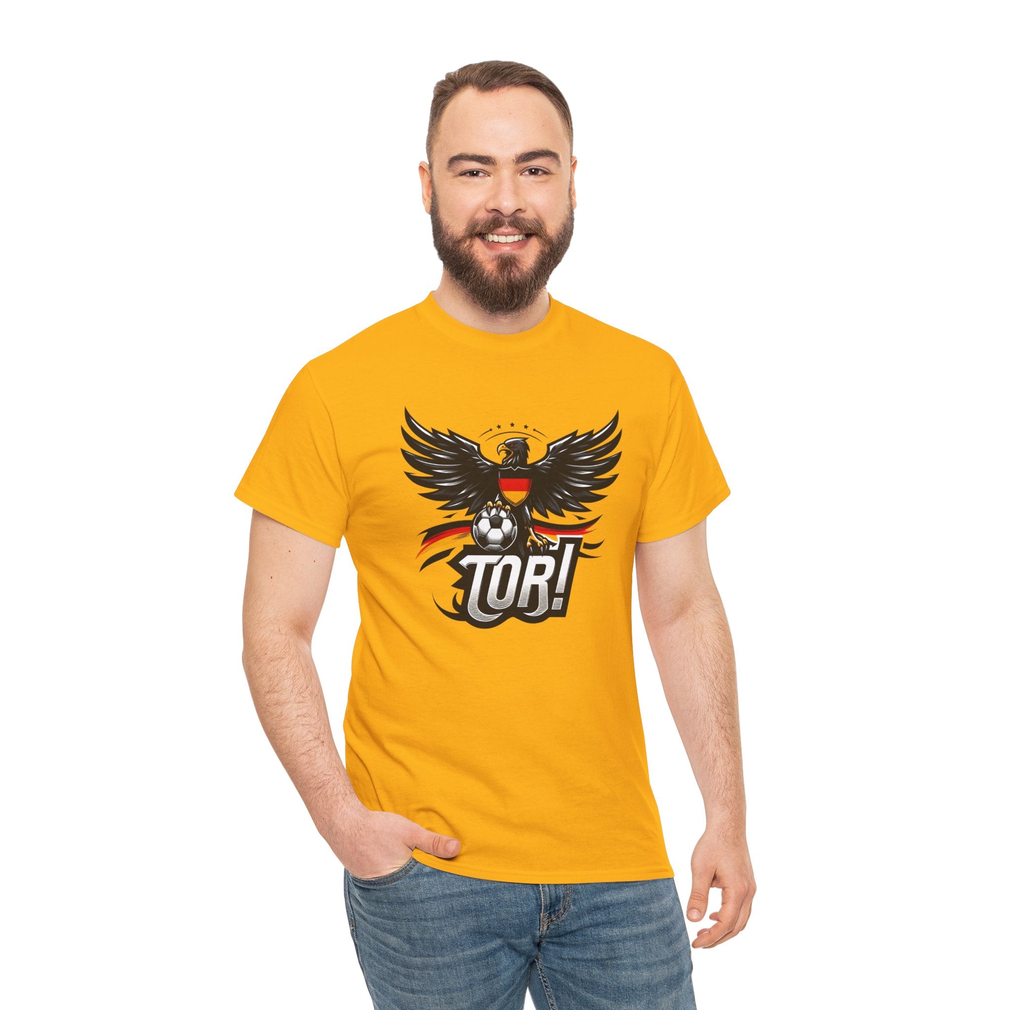 Eagle Soccer Crest T-Shirt – 'TOR!' German Flag Graphic Tee