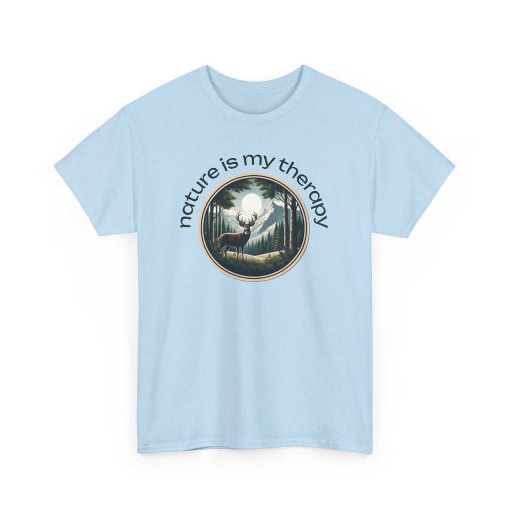 Nature Is My Therapy T-Shirt — Forest Meditation Graphic Tee