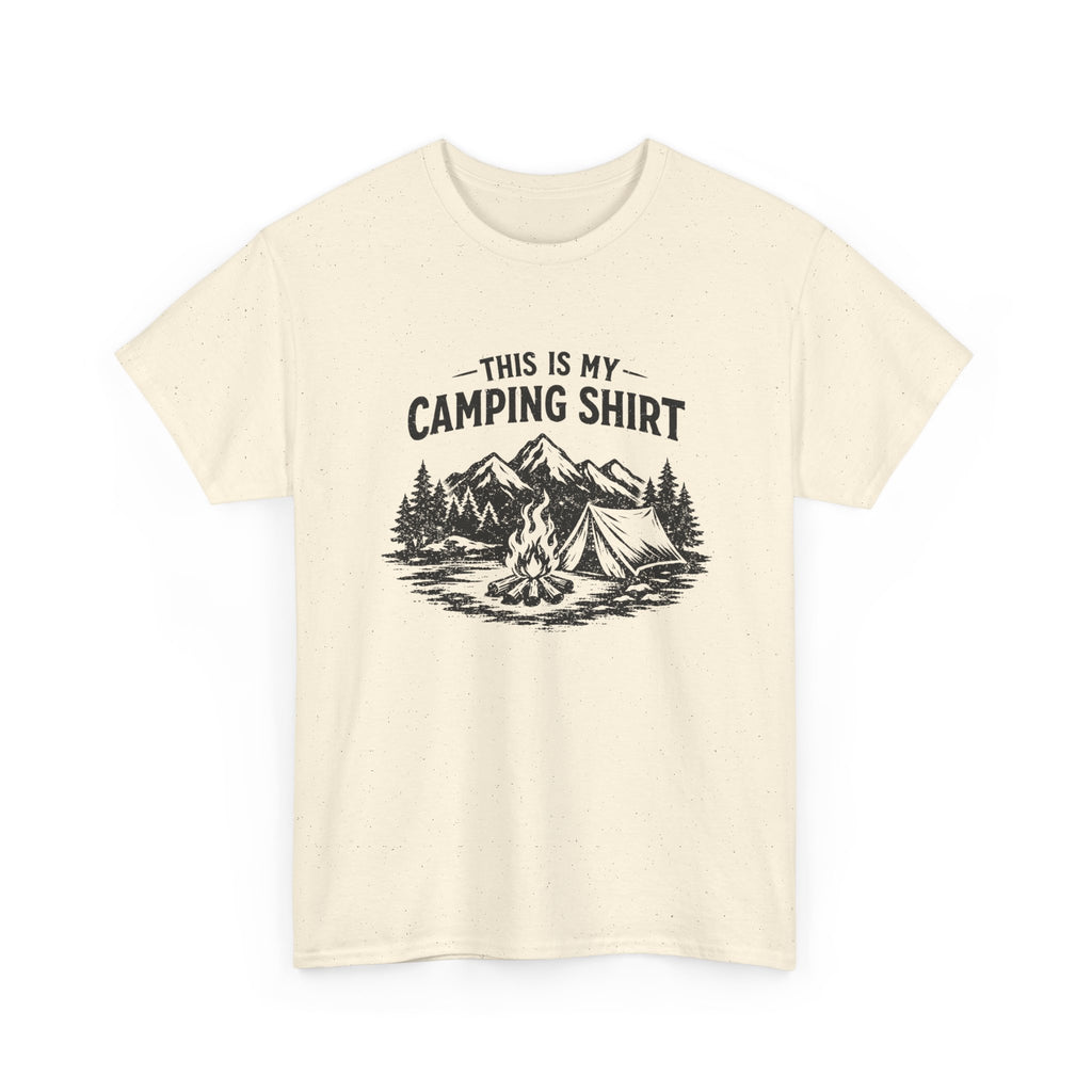 This Is My Camping Shirt - Graphic T‑Shirt for Campers & Outdoor Lovers