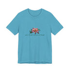 Floral Resilience Tee — "Grow Through What You Go Through" T‑Shirt
