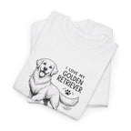 Golden Retriever T-Shirt – “I Love My Golden Retriever” Dog Lover Tee