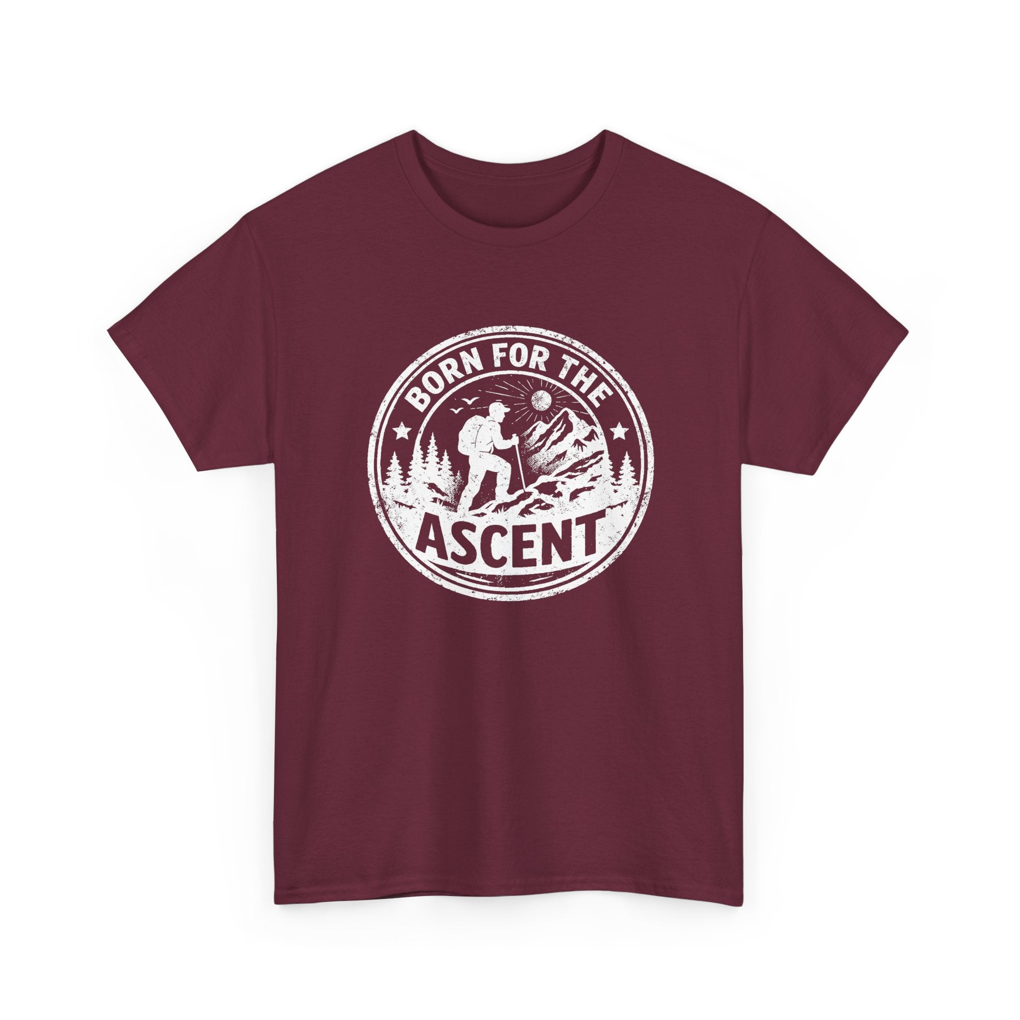Born for the Ascent Hiking T-Shirt — Outdoor Mountain Climber Tee