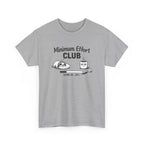 Minimum Effort Club T-Shirt — Funny Sloth & Coffee Graphic Tee